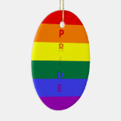 LGBT-regenboogvlag Keramisch Ornament (Rechts)