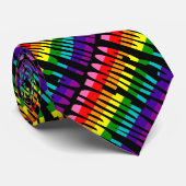 LGBT regenboogvlag Origineel 8 Stripes Pride 2023 Stropdas (Opgerold)