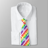 LGBT regenboogvlag Origineel 8 Stripes Pride 2023 Stropdas (Gebonden)