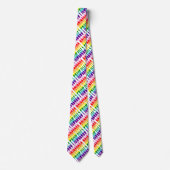 LGBT regenboogvlag Origineel 8 Stripes Pride 2023 Stropdas (Voorkant)