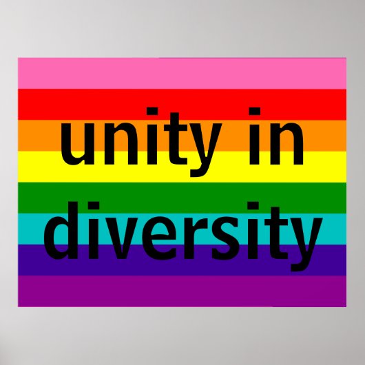 LGBT regenboogvlag Origineel 8 Stript patroon Poster (Voorkant)