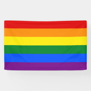 LGBT-regenboogvlag Spandoek