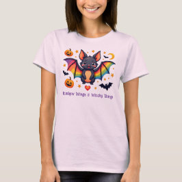 LGBT Regenboogvleugels & Hekserige Dingen T-shirt