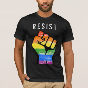 LGBT Resistance Fist T-shirt