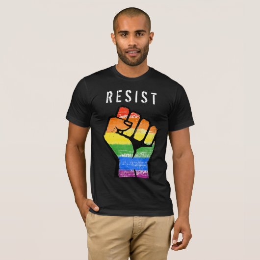 LGBT Resistentie ist T-shirt (Voorkant volledig)