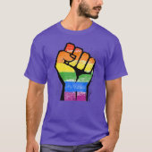 LGBT Resistentie ist T-shirt (Voorkant)