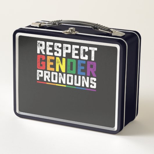 LGBT Respect Genderspronouns Gay Lesbian Trans (Voorkant)