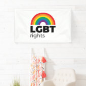 LGBT Rights Rainbow 2 Spandoek (Insitu)