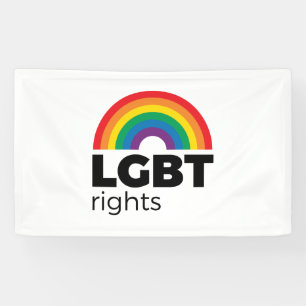 LGBT Rights Rainbow 2 Spandoek
