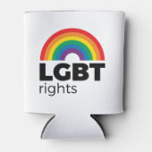 LGBT Rights Rainbow Blikjeskoeler (Voorkant)