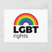 LGBT Rights Rainbow Briefkaart (Voorkant)