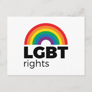 LGBT Rights Rainbow Briefkaart