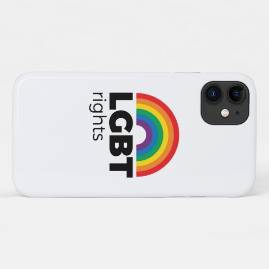 LGBT Rights Rainbow Case-Mate iPhone Case (Achterkant (horizontaal))