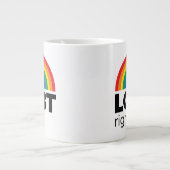 LGBT Rights Rainbow Grote Koffiekop (Voorkant)