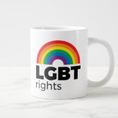 LGBT Rights Rainbow Grote Koffiekop (Rechts)