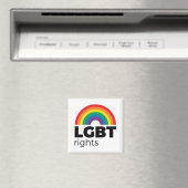 LGBT Rights Rainbow Magneet (Insitu (Vaatwasser))