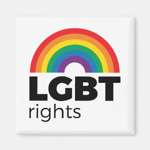 LGBT Rights Rainbow Magneet