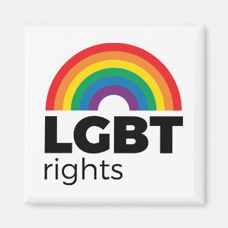 LGBT Rights Rainbow Magneet