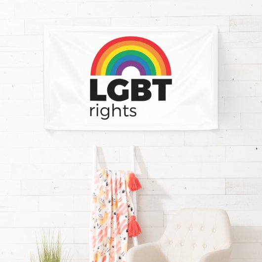 LGBT Rights Rainbow Spandoek (Insitu)
