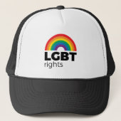 LGBT Rights Rainbow Trucker Pet (Voorkant)