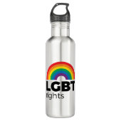 LGBT Rights Rainbow Waterfles (Voorkant)