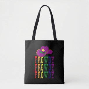 LGBT Rodeo Cowboy Cowgirl Howdy Homoseksueel Weste Tote Bag