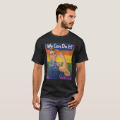 LGBT Rosie de Riveter, we kunnen het doen Rosey Ro T-shirt (Voorkant volledig)
