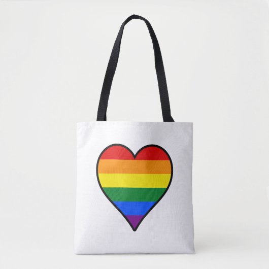 LGBT-rugzak met pride Tote Bag (Voorkant)