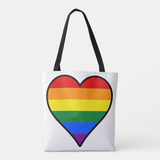 LGBT-rugzak met pride Tote Bag (Achterkant)