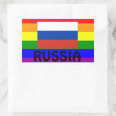 LGBT Russisch* Gay Pride Flag Sticker России ге й (Tas)