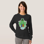 LGBT Shamrock Drinking St Patricks Paddys Day Team T-shirt (Voorkant volledig)