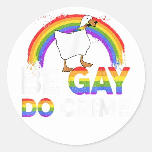 LGBT-Shirt: laat me mishandelen Ronde Sticker (Voorkant)