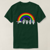 LGBT Sign Language T-shirt (Design voorkant)