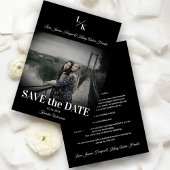 LGBT Simple Chic Minimalist Classic Photo Engaged Save The Date