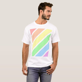 LGBT Soft Pastel Gay Pride Rainbow-kleuren T-shirt