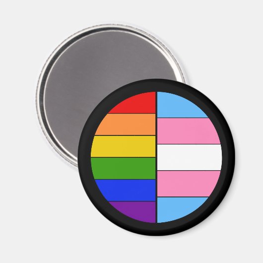 LGBT Solidariteit Magneet (Voorkant / Achterkant)