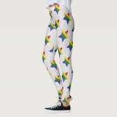 LGBT Star Pride Flag Glitter Leggings (Links)