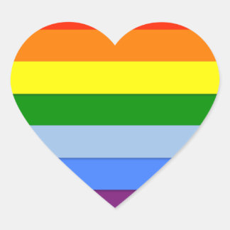 LGBT-STICKER HART STICKER