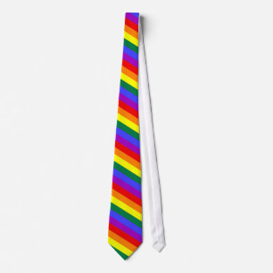 LGBT Striped Stropdas