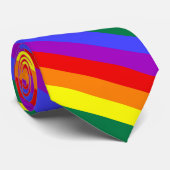 LGBT Striped Stropdas (Opgerold)