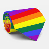 LGBT Stripes Stropdas (Opgerold)