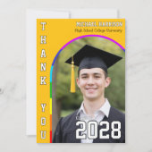 LGBT-studentstrots Regenboog Geel Bedankt Afstudee (Voorkant)