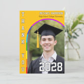 LGBT-studentstrots Regenboog Geel Bedankt Afstudee (Staand voorkant)
