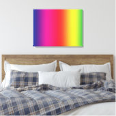 LGBT-symbool voor sociale beweging Canvas Afdruk (Insitu (Slaapkamer))
