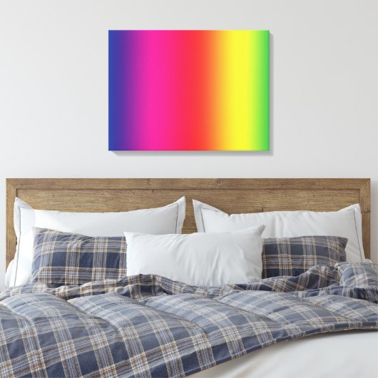 LGBT-symbool voor sociale beweging Canvas Afdruk (Insitu (Slaapkamer))