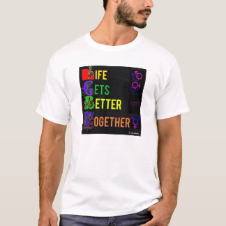 LGBT-T-shirt met hoge kwaliteit voor het leven T-shirt