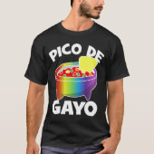 LGBT T-Shirt - Pico de Gayo (Voorkant)