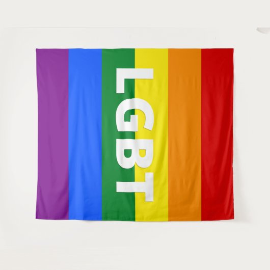 LGBT Tapestry Wandkleed (Voorkant (horizontaal))