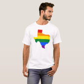 LGBT Texas, VS-staatskaart T-Shirt (Voorkant volledig)
