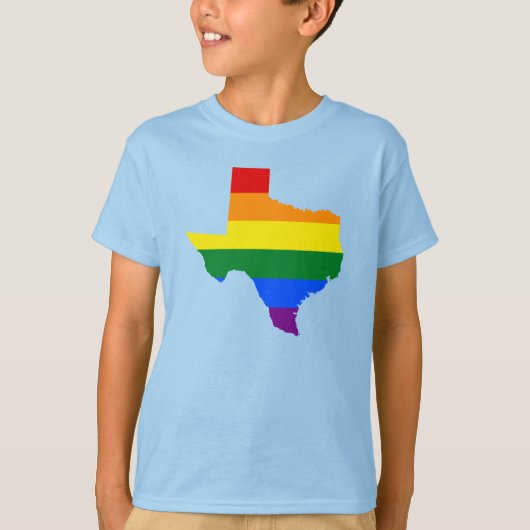 LGBT Texas, VS-staatskaart T-Shirt (Voorkant)